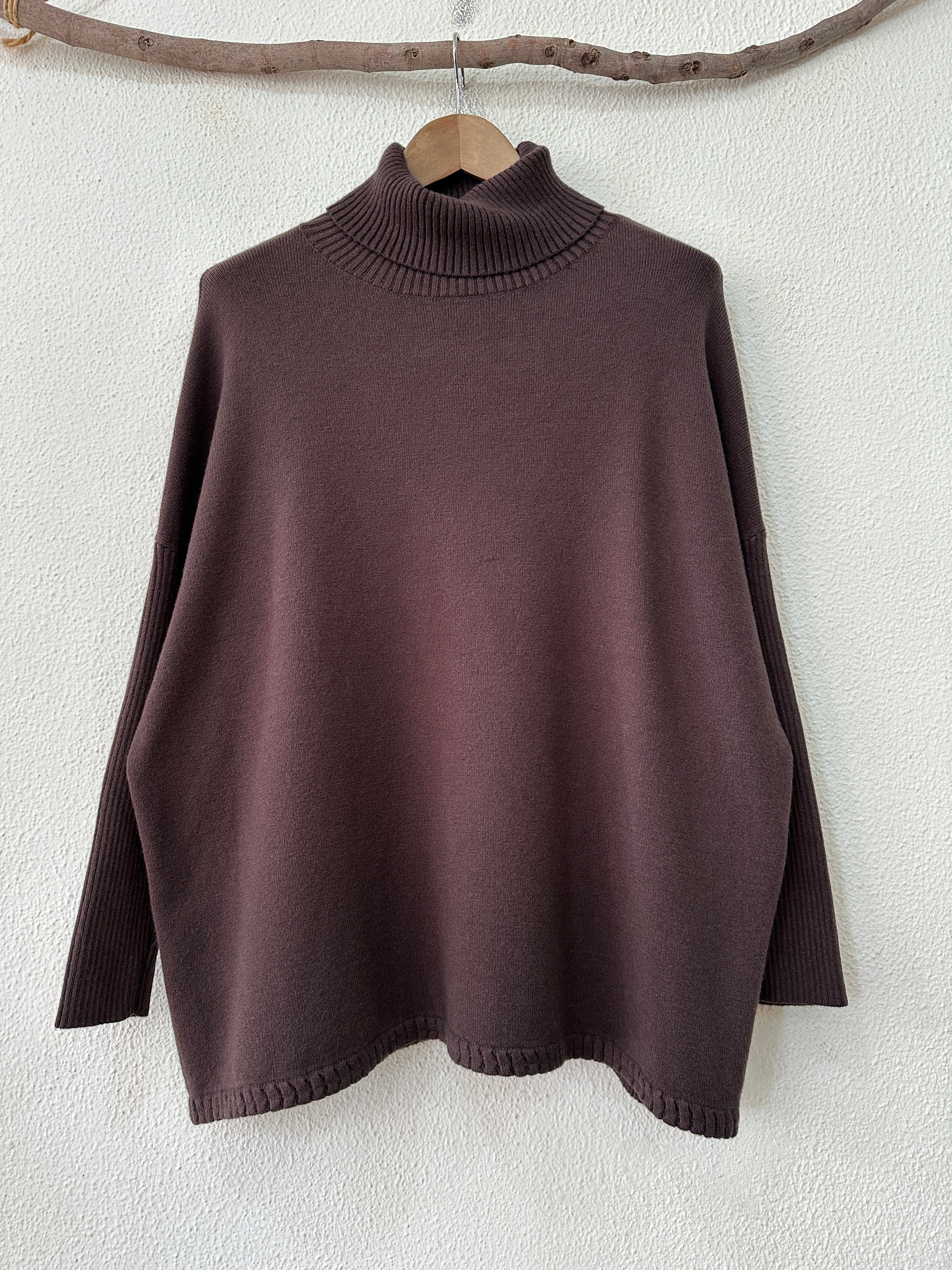 Camisola de malha c/ gola DEBORAH