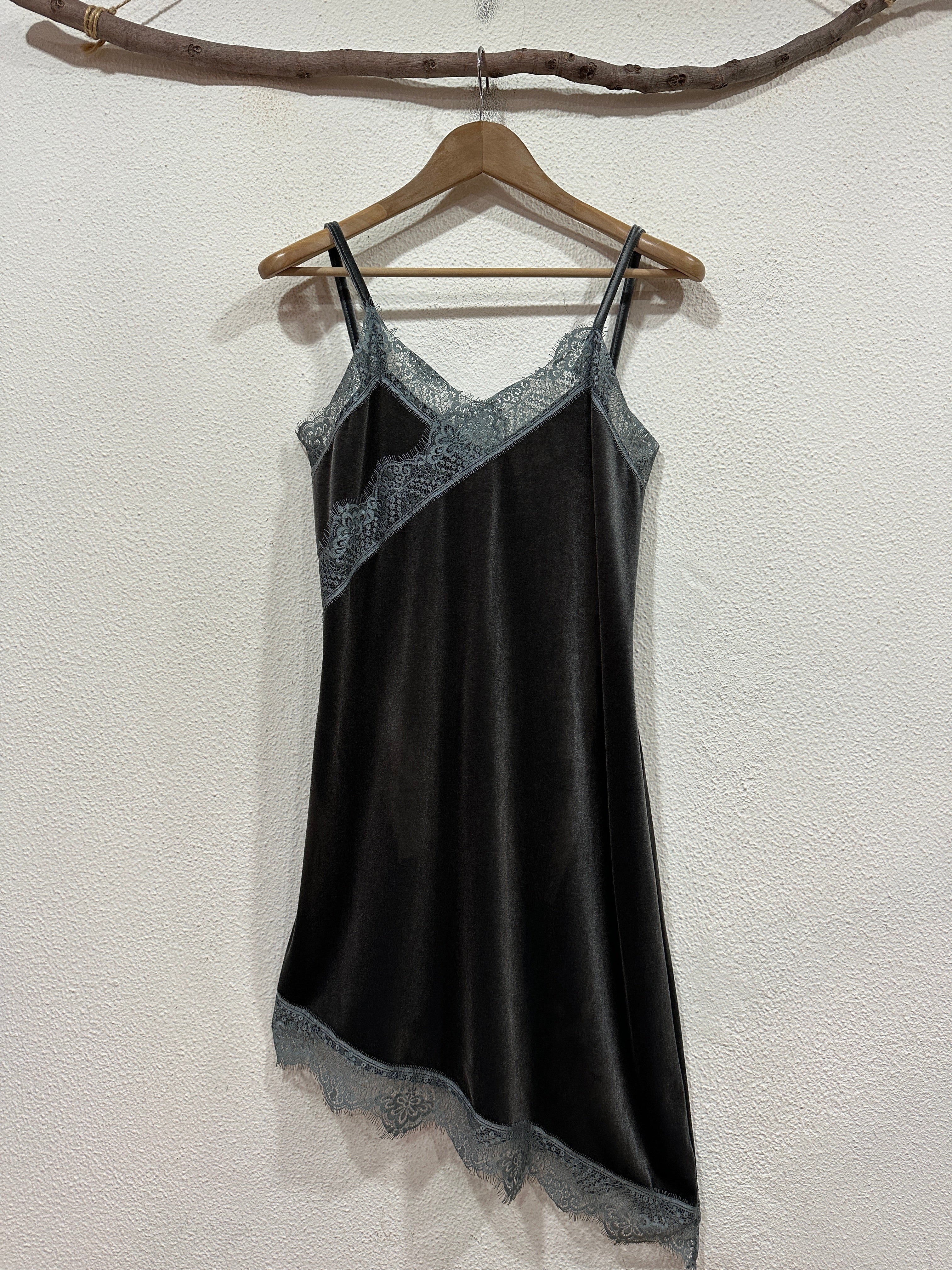 Túnica em veludo c/renda MOONLIGHT