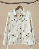 Cargue la imagen en el visor de la galería,Casaco de sarja estilo cargo ZOE
