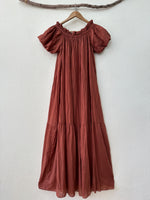 Carregar imagem no visualizador da galeria, Vestido comprido c/ manga balão DAKOTA
