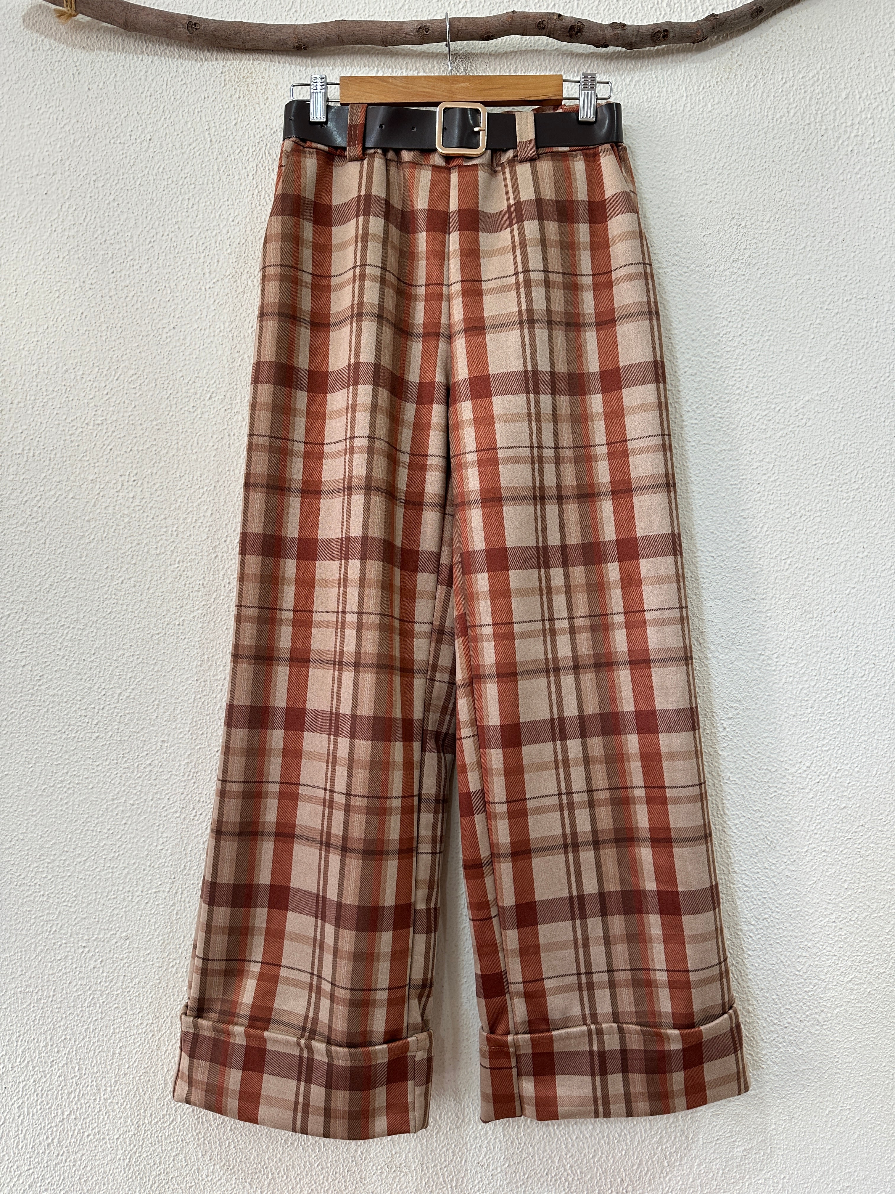 Pantalonas em suede c/virola RACHEL