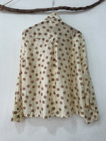 Cargue la imagen en el visor de la galería,Camisa em chiffon c/ laçada GABRIELLE
