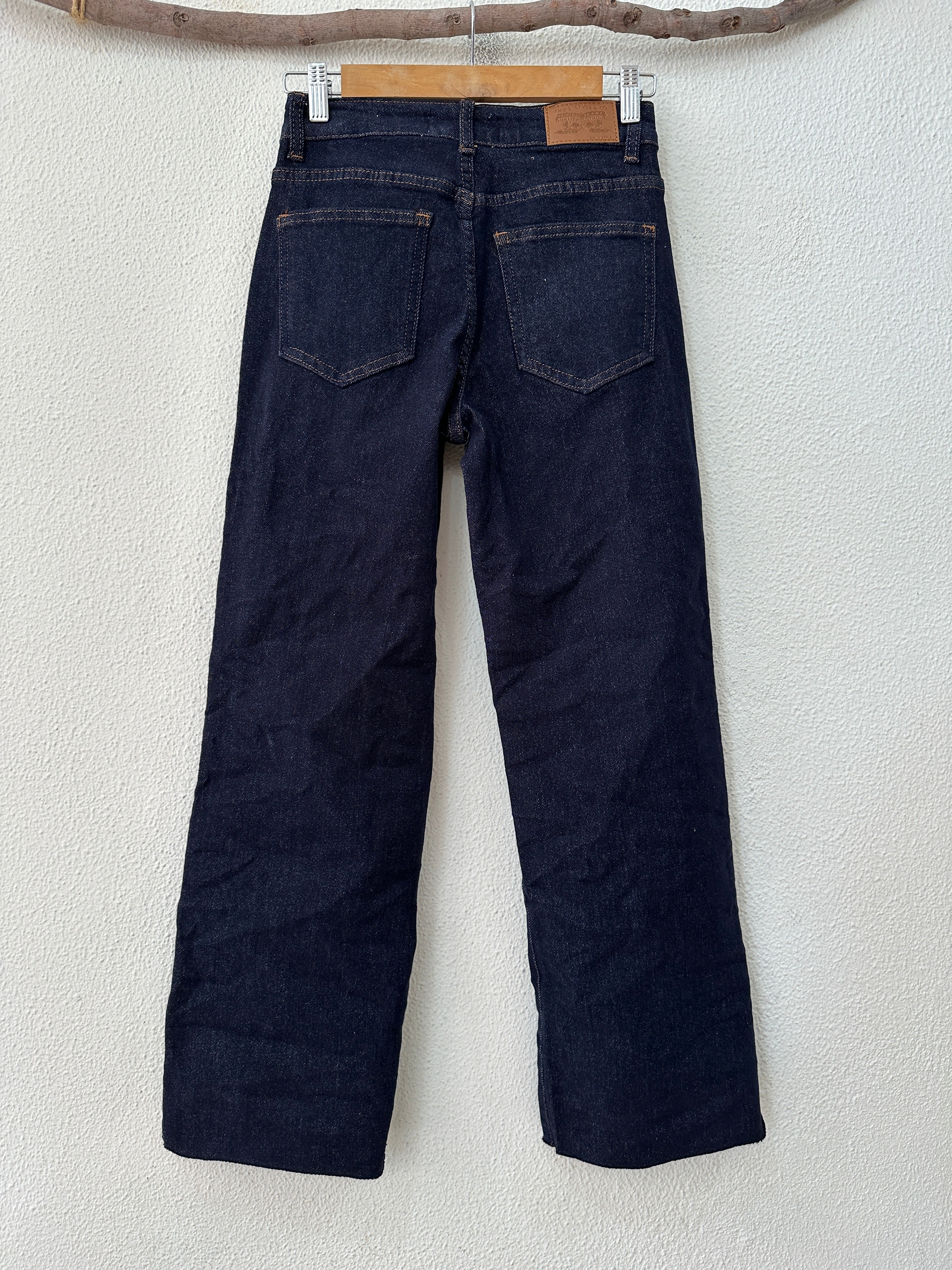 Calças denim bordadas SHILOH