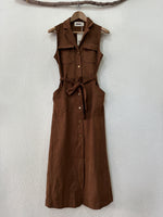 Load image in the gallery viewer,Vestido em camurça estilo cargo SHELBY
