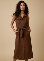 Load image in the gallery viewer,Vestido em camurça estilo cargo SHELBY
