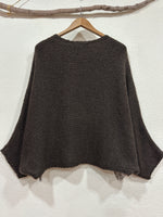 Load image in the gallery viewer,Camisola de malha cruzada c/renda CATHERINE
