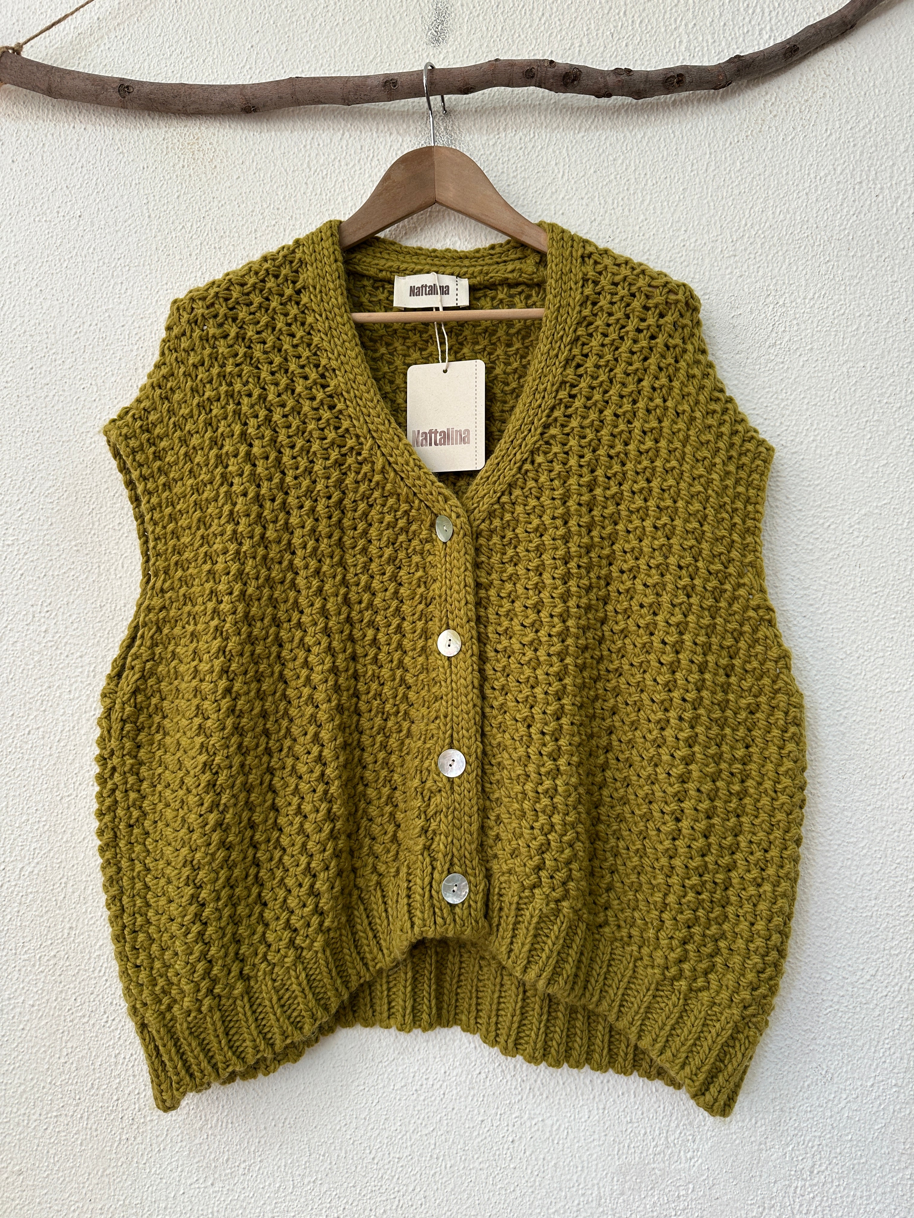 Colete oversize c/botões CLAUDE