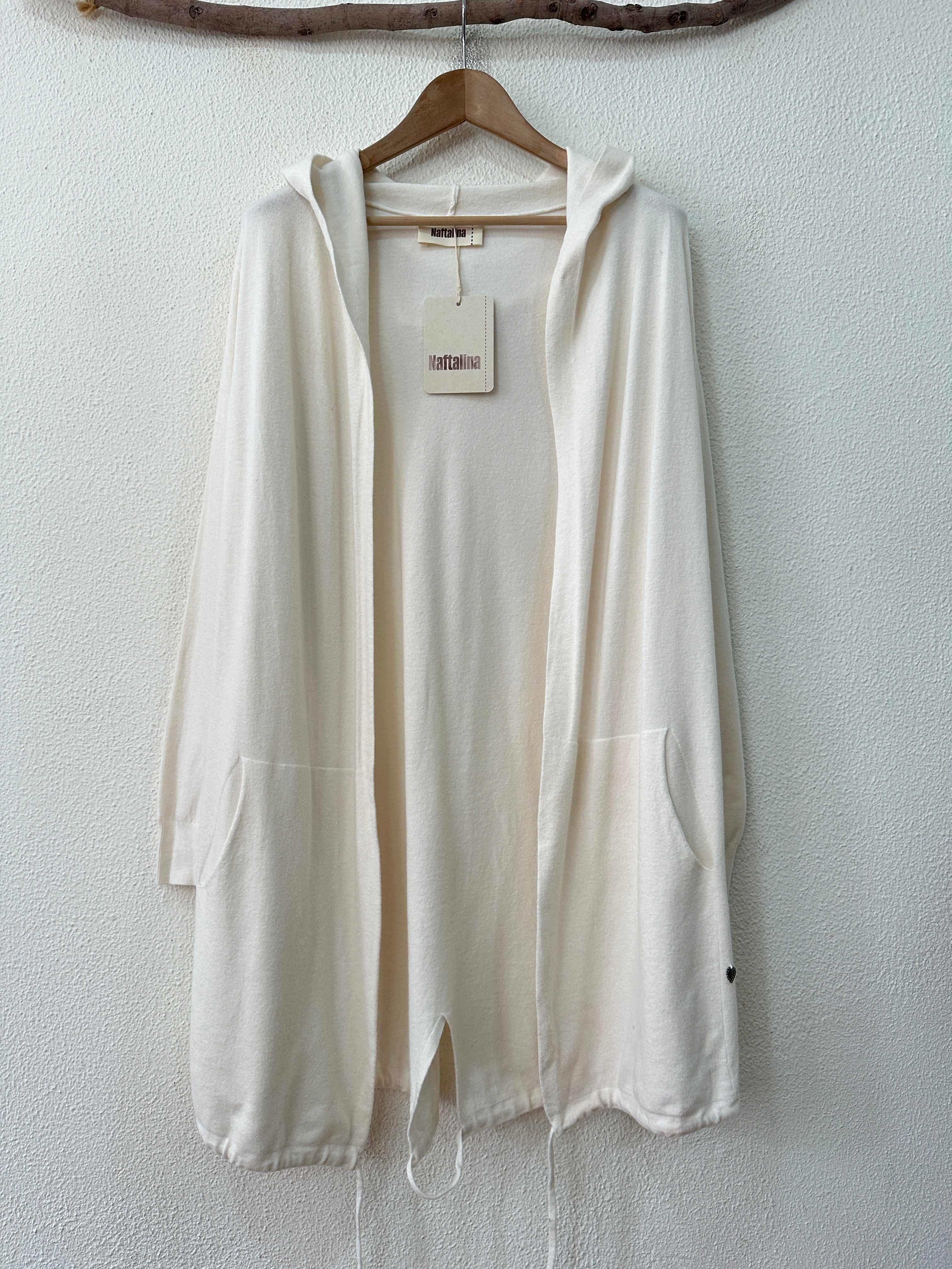 Casaco em malha fina c/ capuz FROSTY