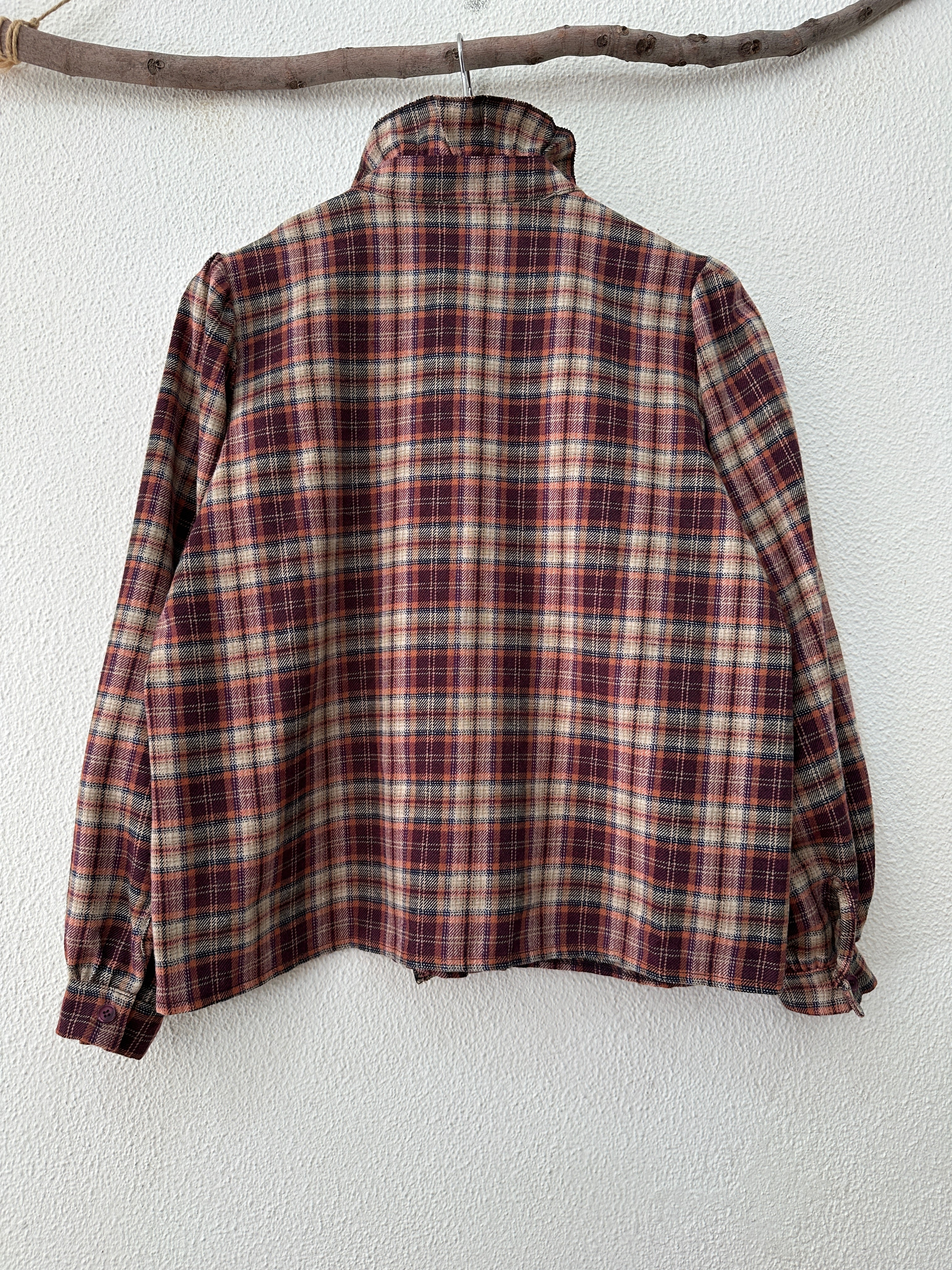 Camisa em flanela c/ folho BRIGITTE