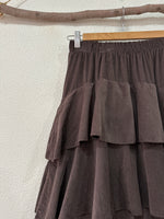 Load image in the gallery viewer,Saia em microbombazina c/ folhos ASPEN
