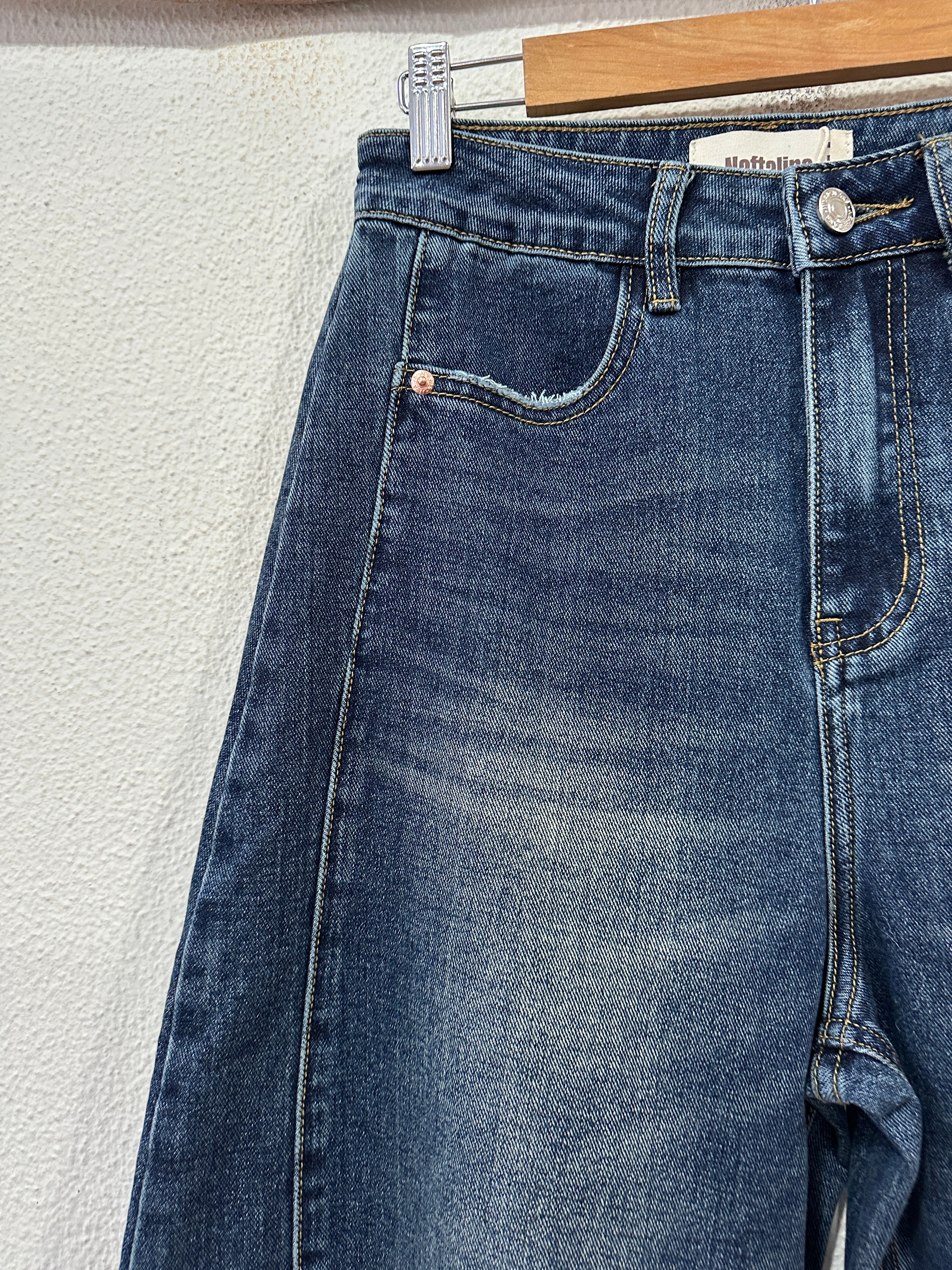 Calças denim modelo baggy FEARGY