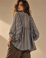 Carregar imagem no visualizador da galeria, Camisa oversize c/  manga em balão PERSEPHONE
