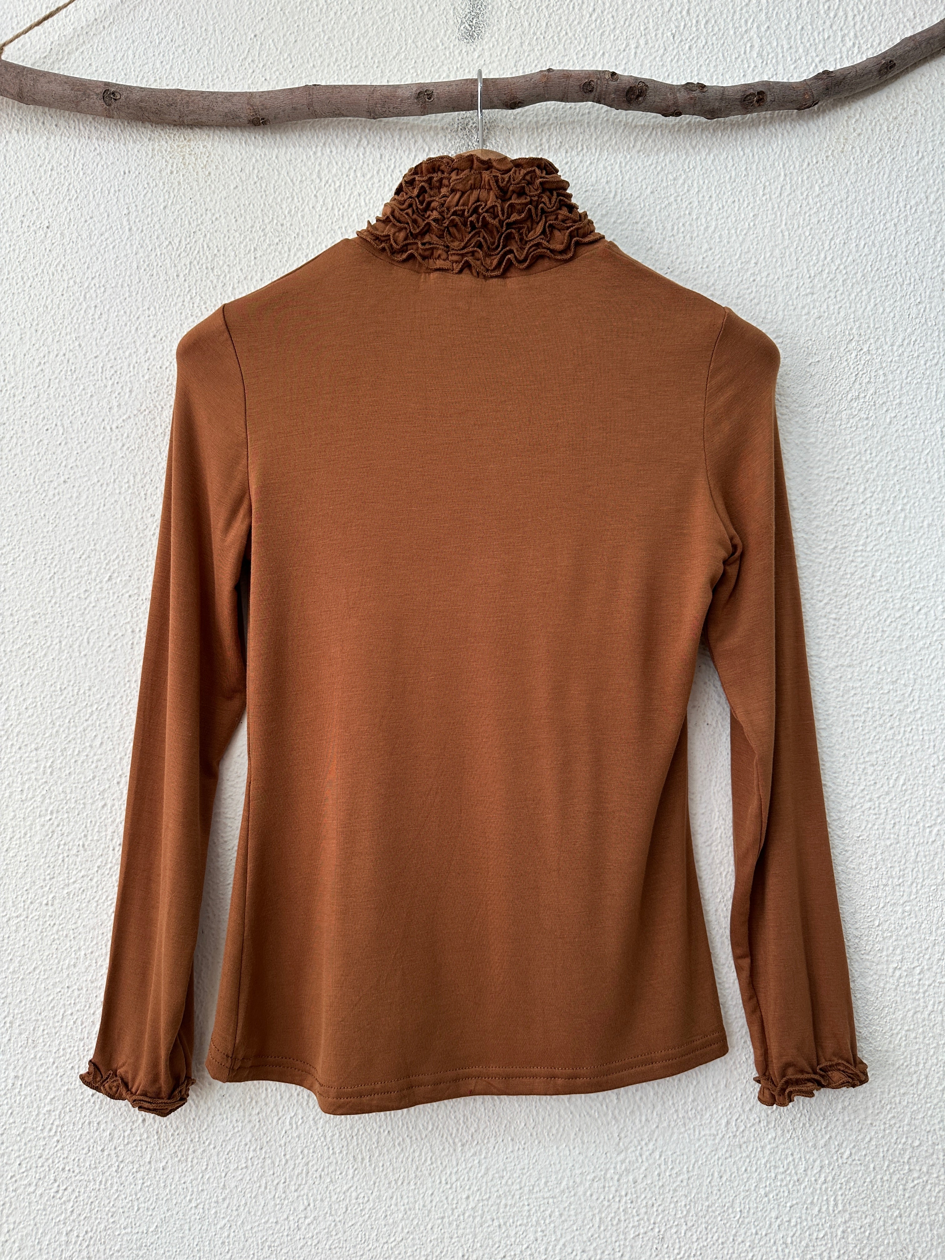 Camisola efeito segunda pele c/ gola TOUCH