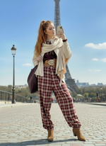 Carregar imagem no visualizador da galeria, Casaco em suede c/cachecol TÁLIA
