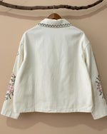 Carica l'immagine nel visualizzatore della galleria,Casaco de sarja bordado BLOSSOM
