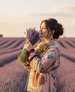 Carregar imagem no visualizador da galeria, Kimono em veludo bordado RAHDA
