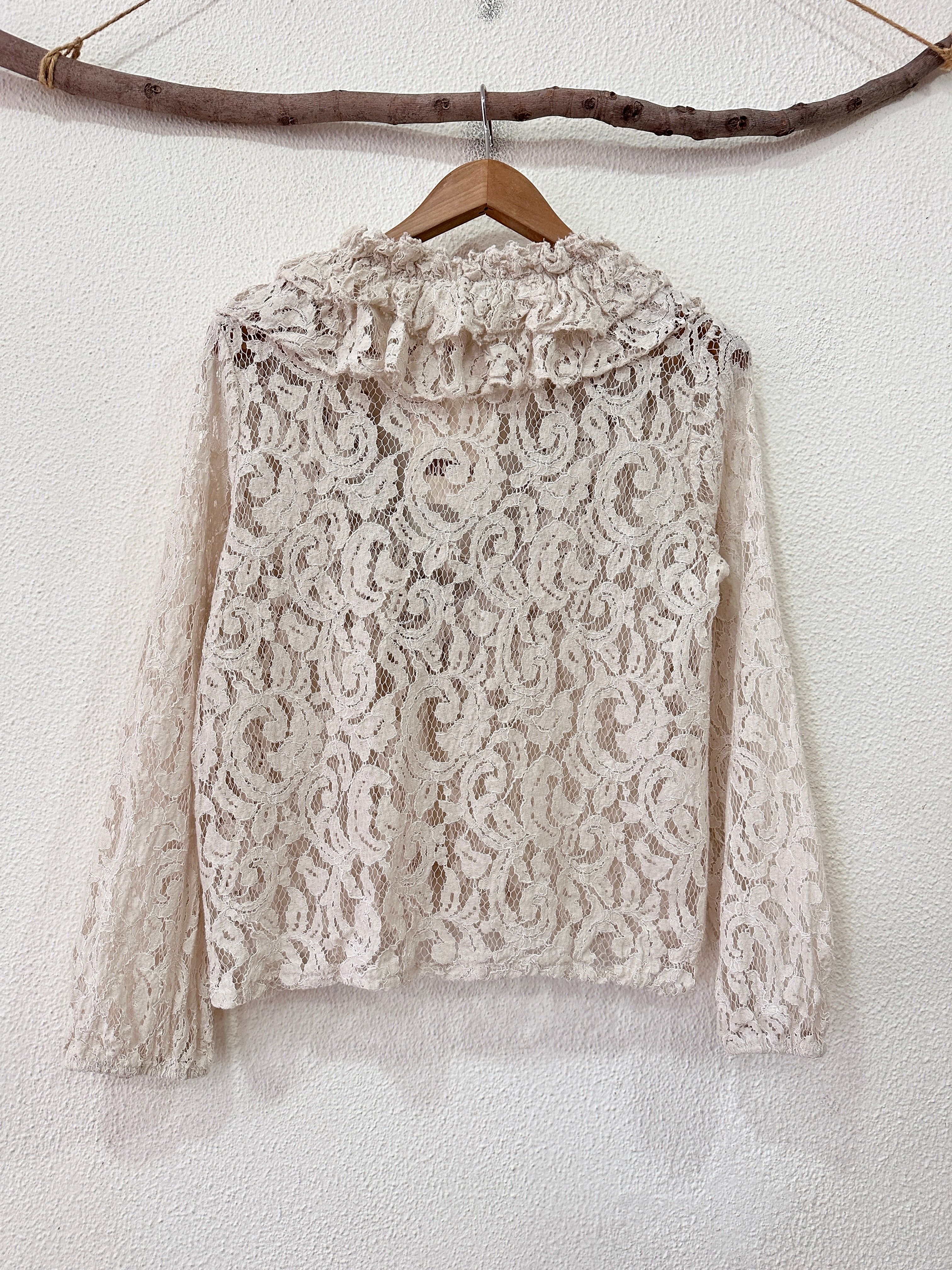 Túnica de renda c/ folhos ARIZONA