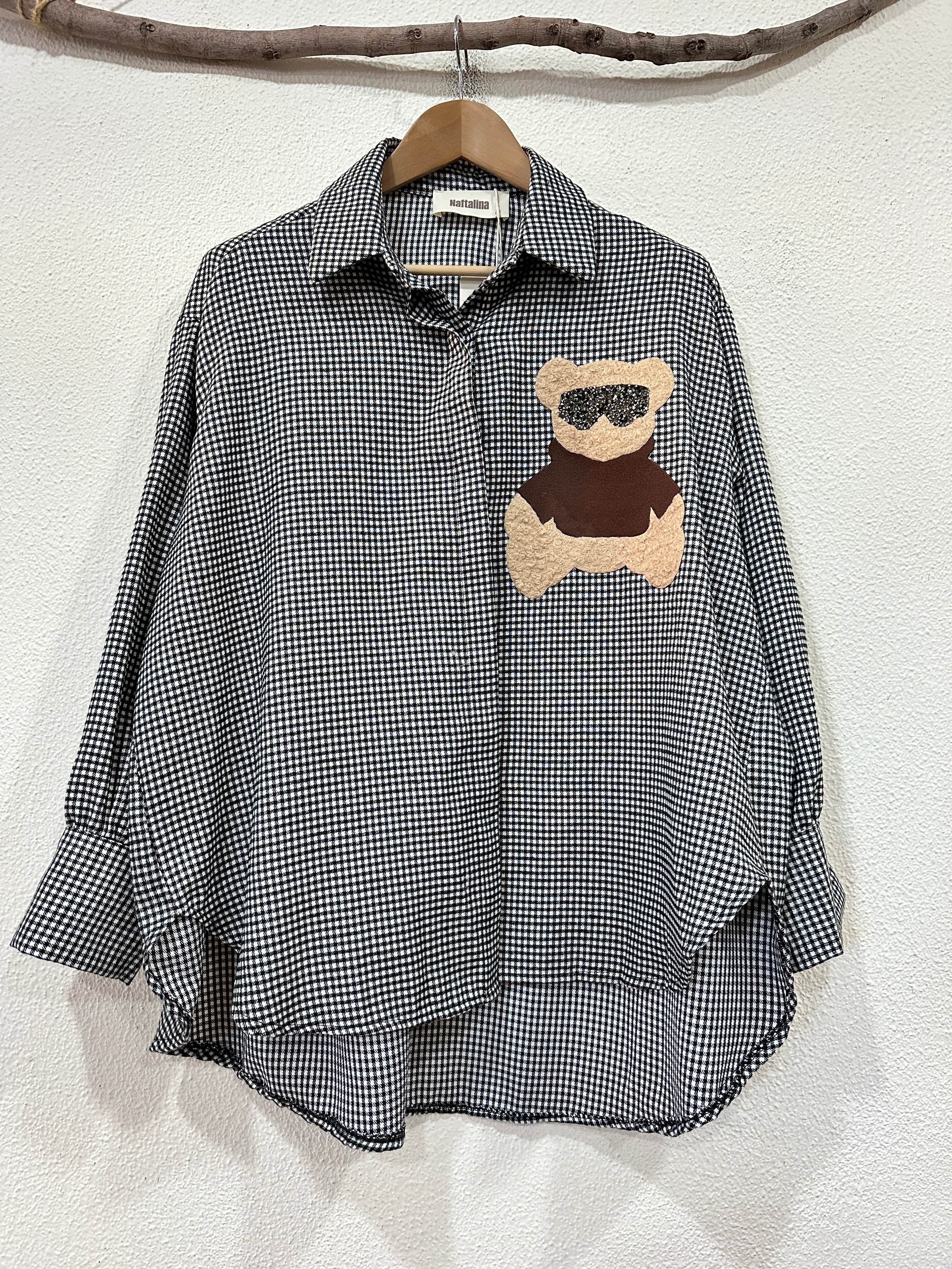 Camisa de flanela oversize TEDDY