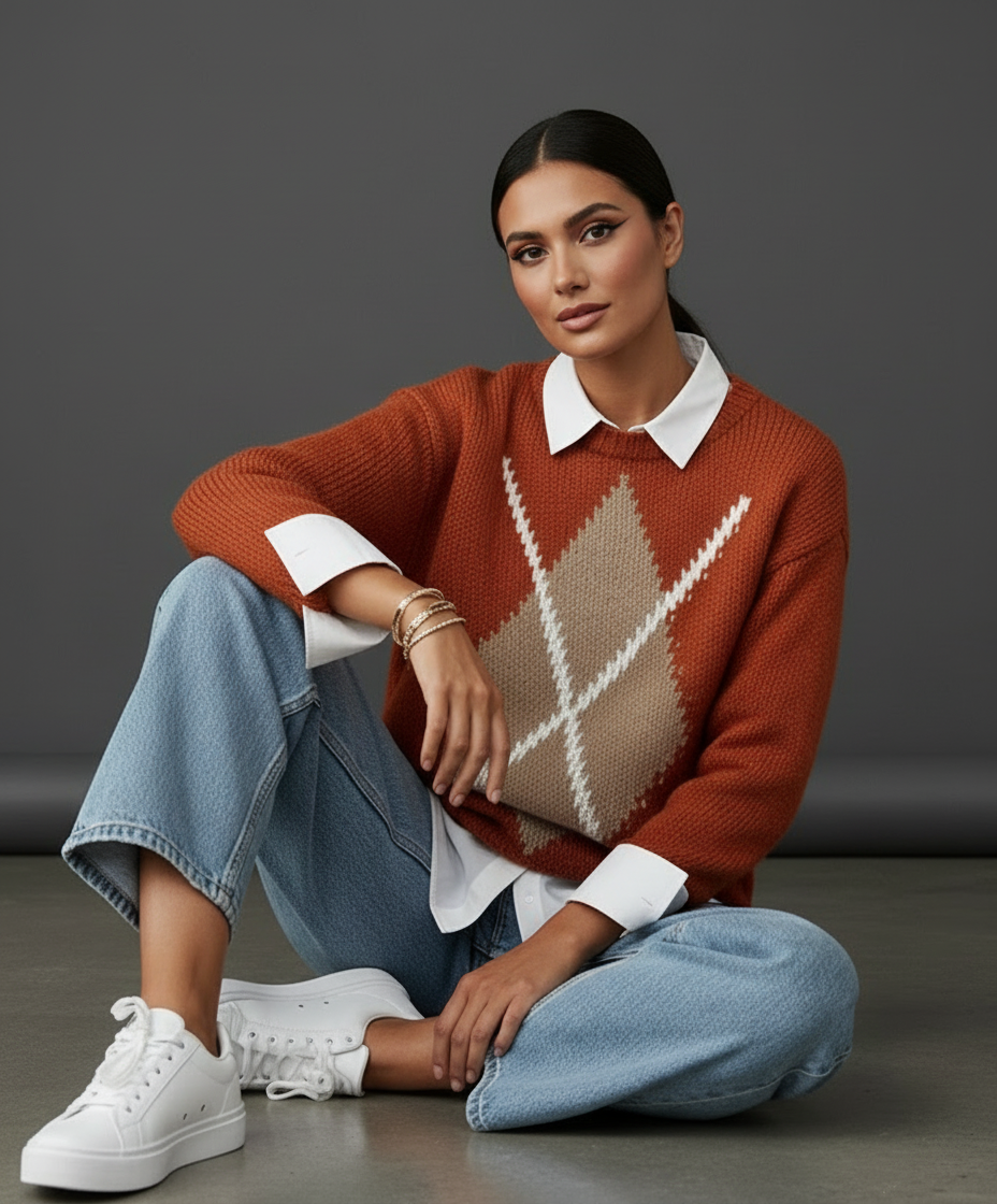 Túnica de malha oversize MACKENZIE