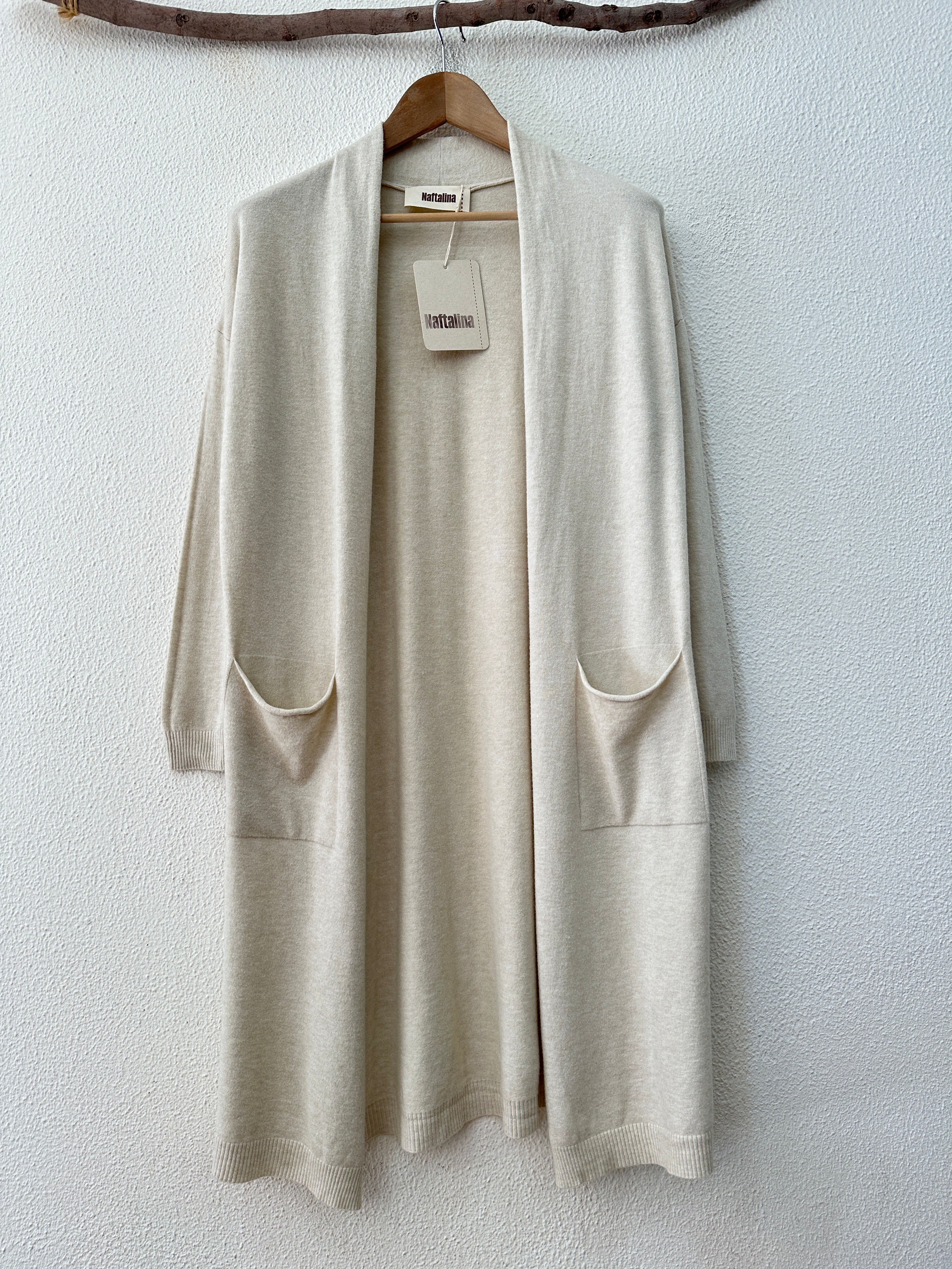 Cardigan de malha c/ bolsos AUTUMN