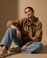 Carregar imagem no visualizador da galeria, Blusa efeito abalonado PISTACHIO
