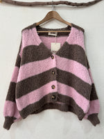 Carregar imagem no visualizador da galeria, Casaco de malha c/ cachecol BUBBLY
