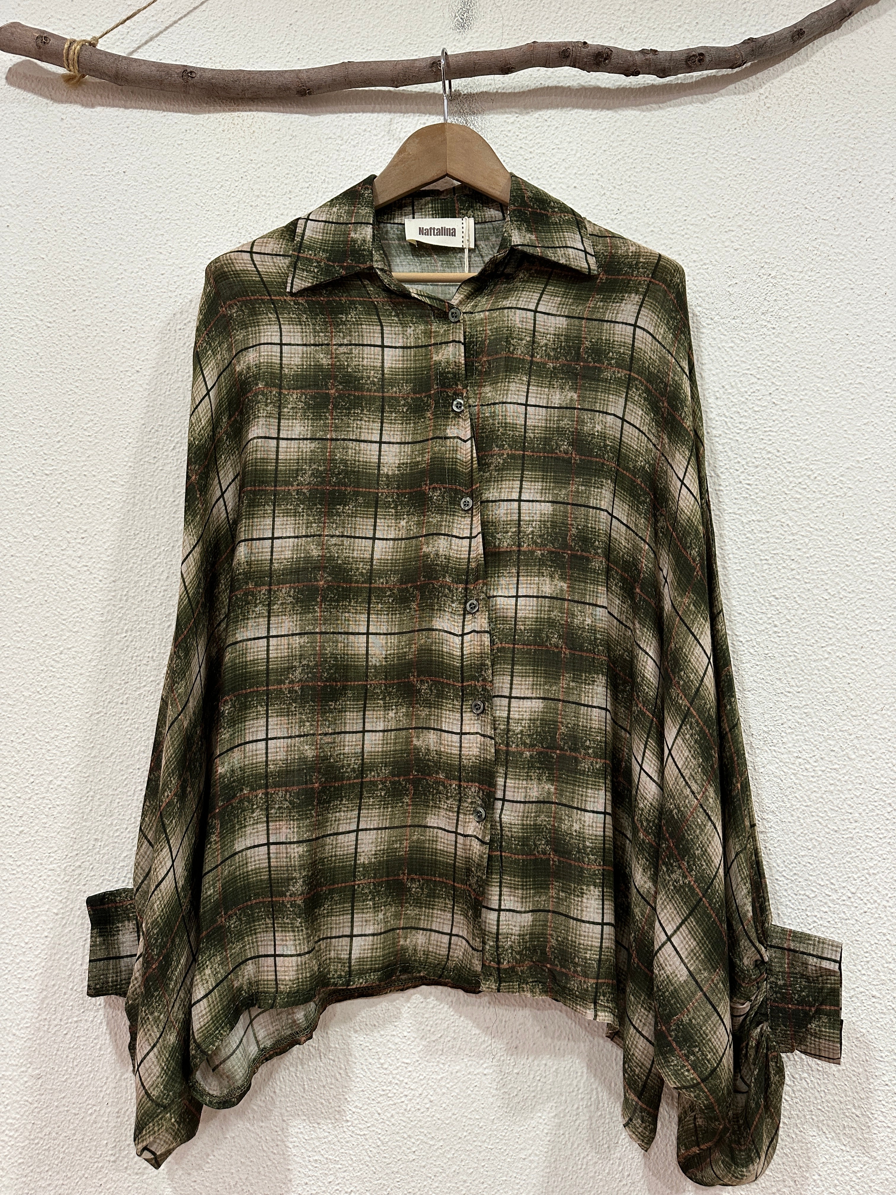 Camisa oversize c/ lã IRISH