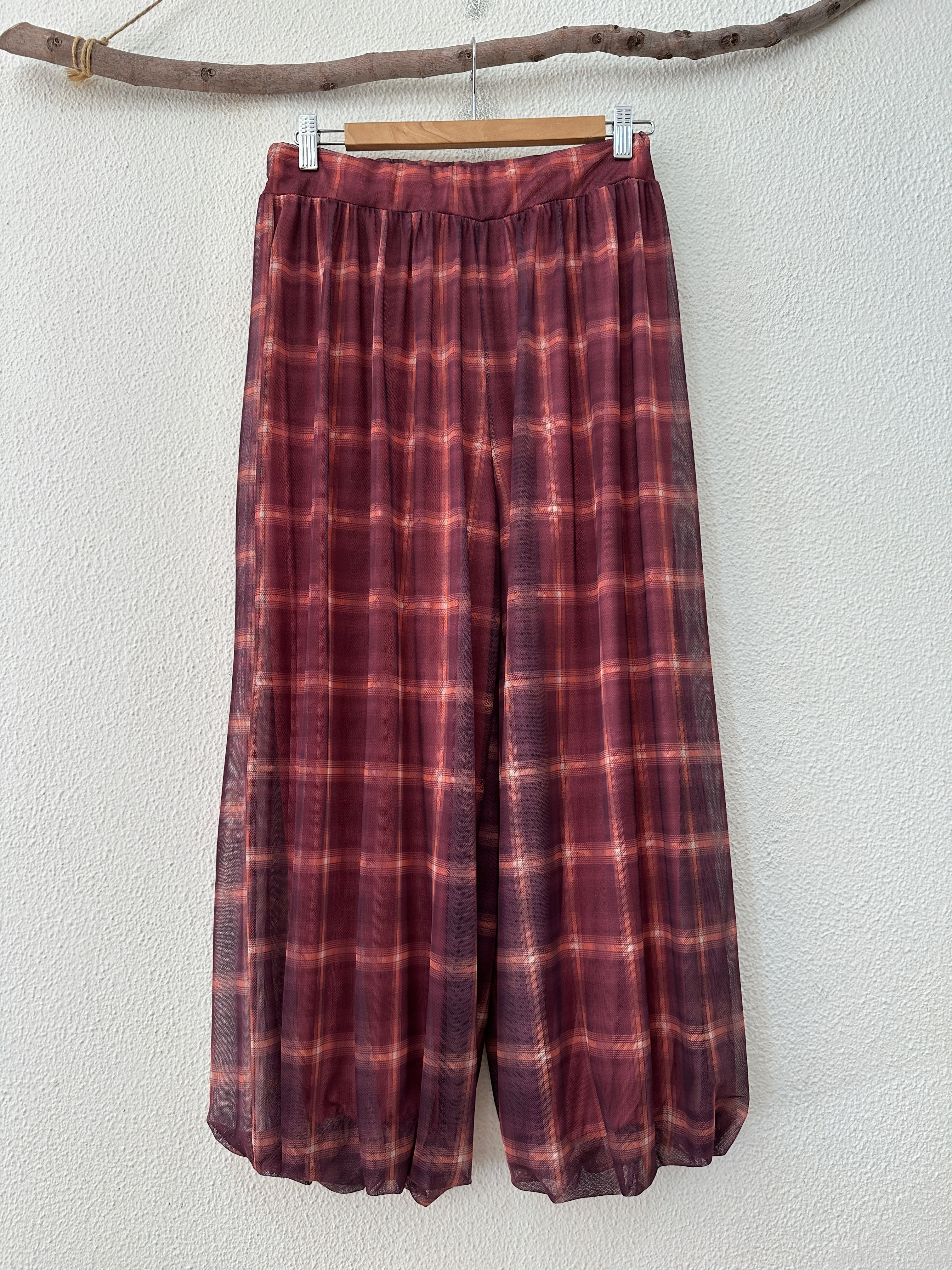 Calças bombachas c/ tule HOUSTON