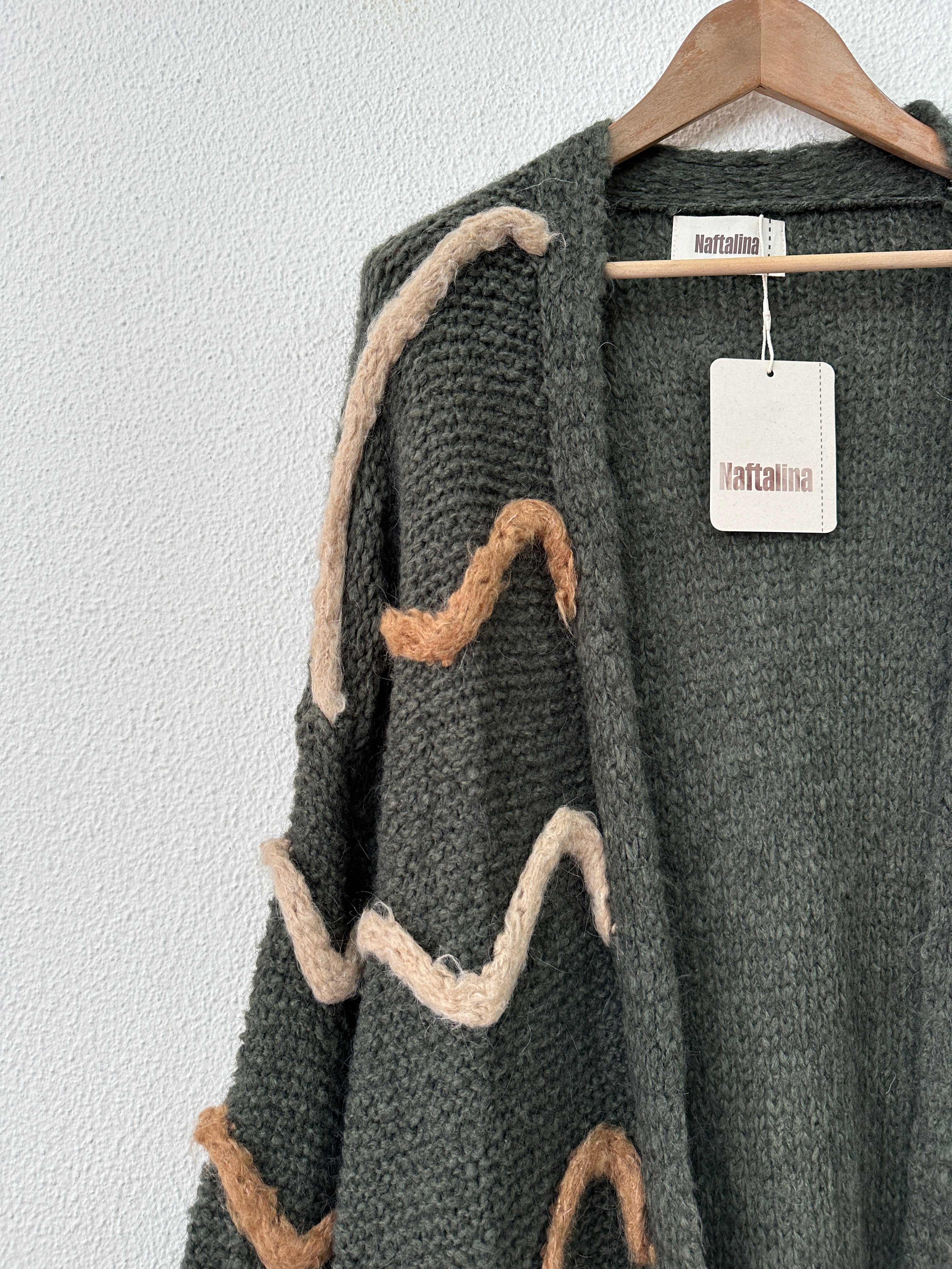 Casaco de malha c/ relevo HARVEST