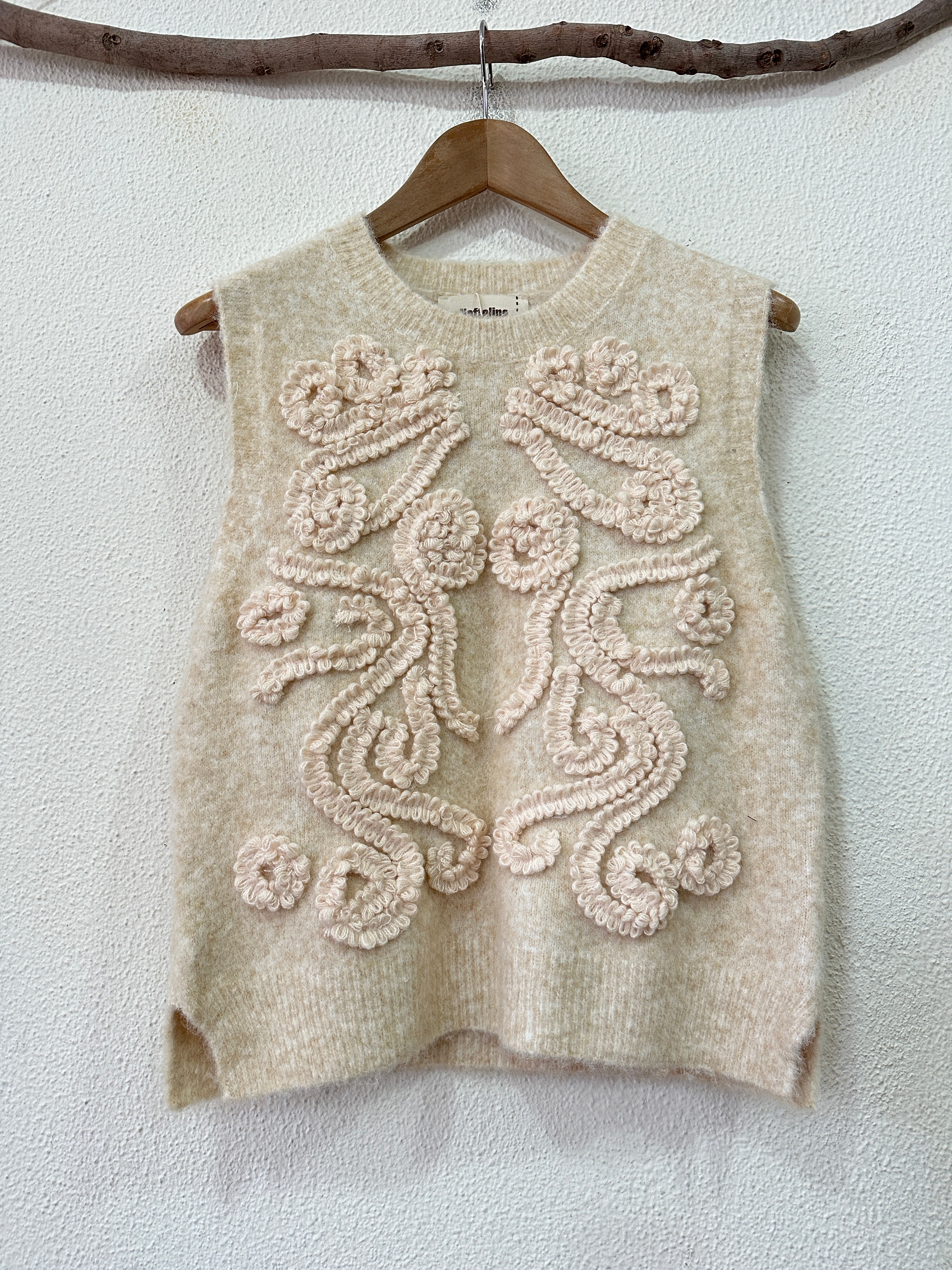 Colete de malha c/ aplicações MALORY