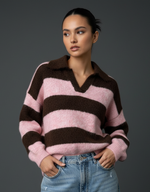 Load image in the gallery viewer,Camisola de malha tipo polo CASSIDY
