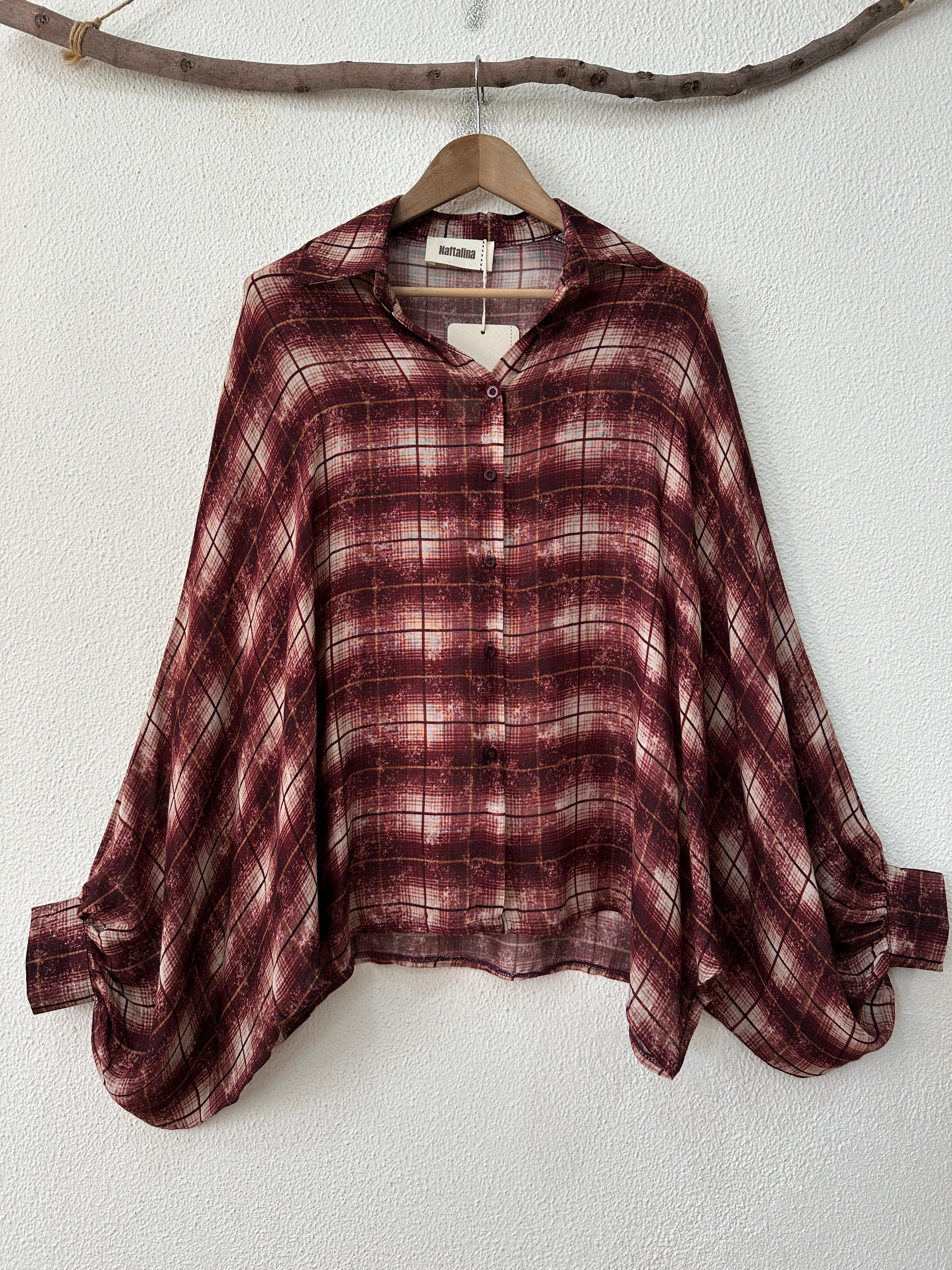 Camisa oversize c/ lã IRISH