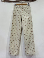 Load image in the gallery viewer,Calças em bombazina bordadas LEGEND
