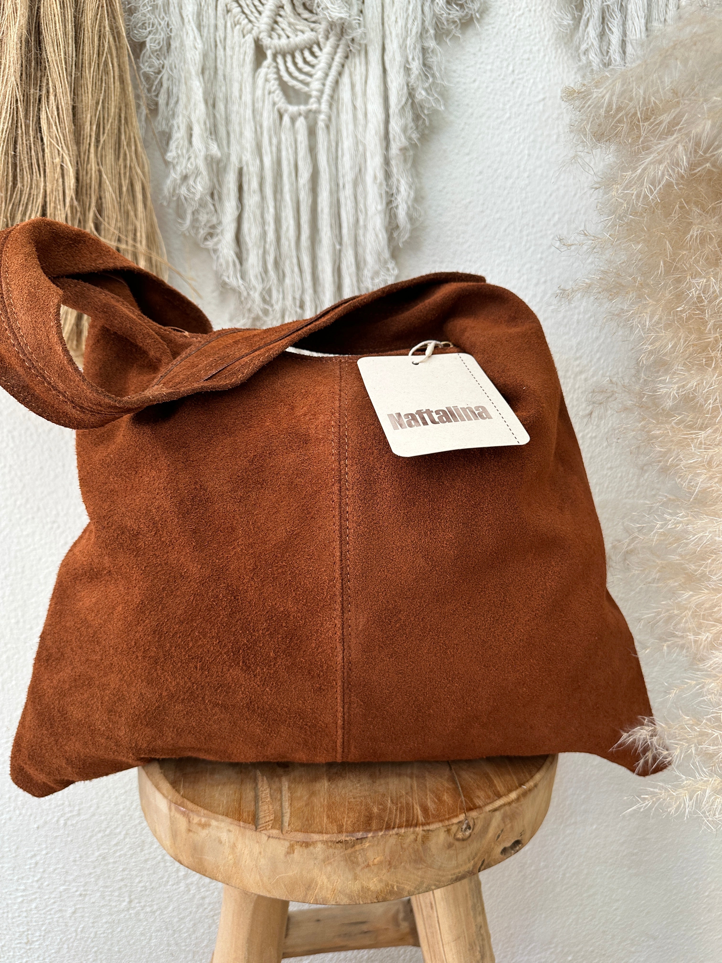 Mala tipo shopper em pele CAMILLE