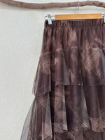 Load image in the gallery viewer,Saia em tule c/ folhos BOSTON
