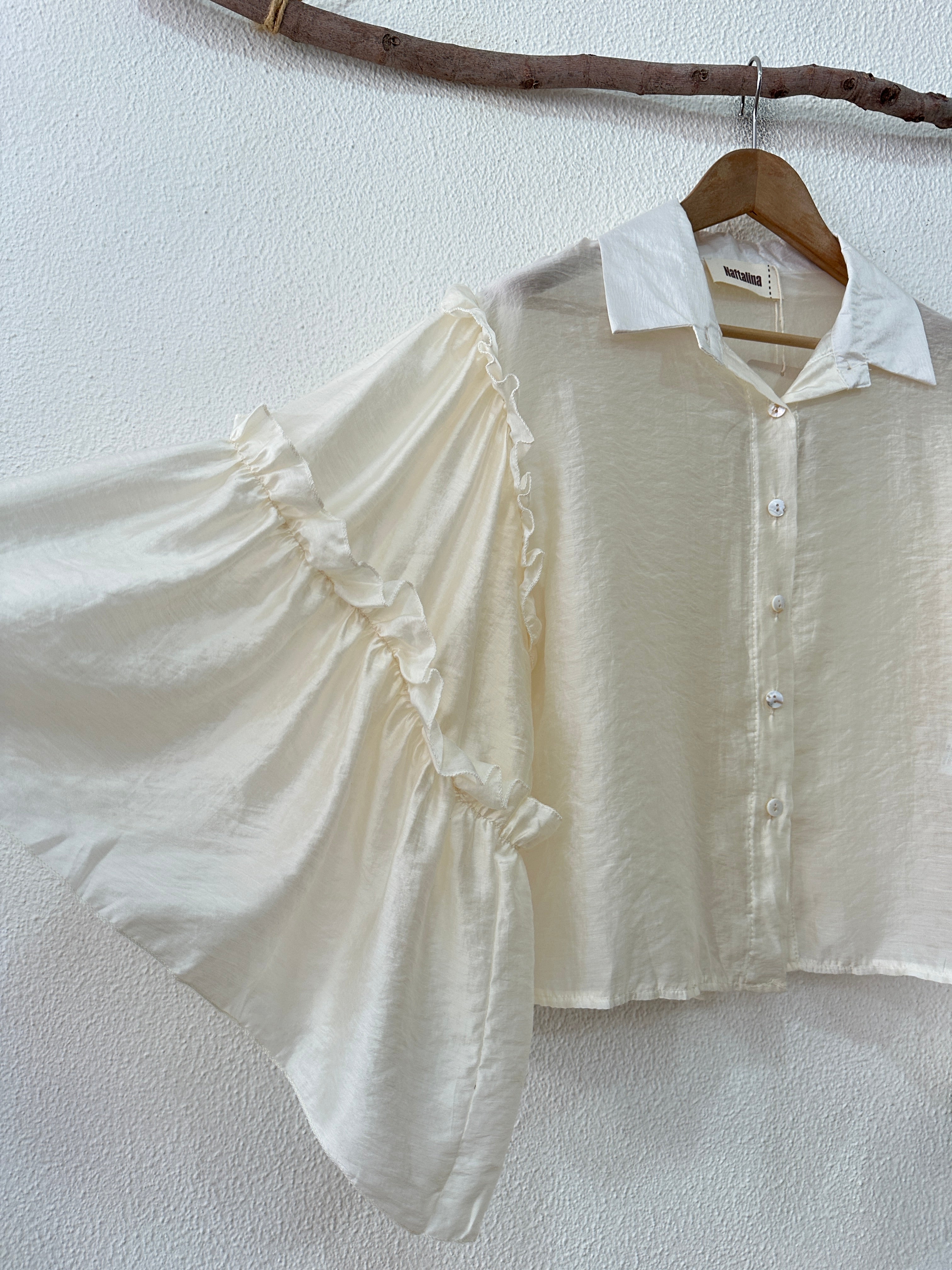 Camisa c/ manga mariposa TAMMY