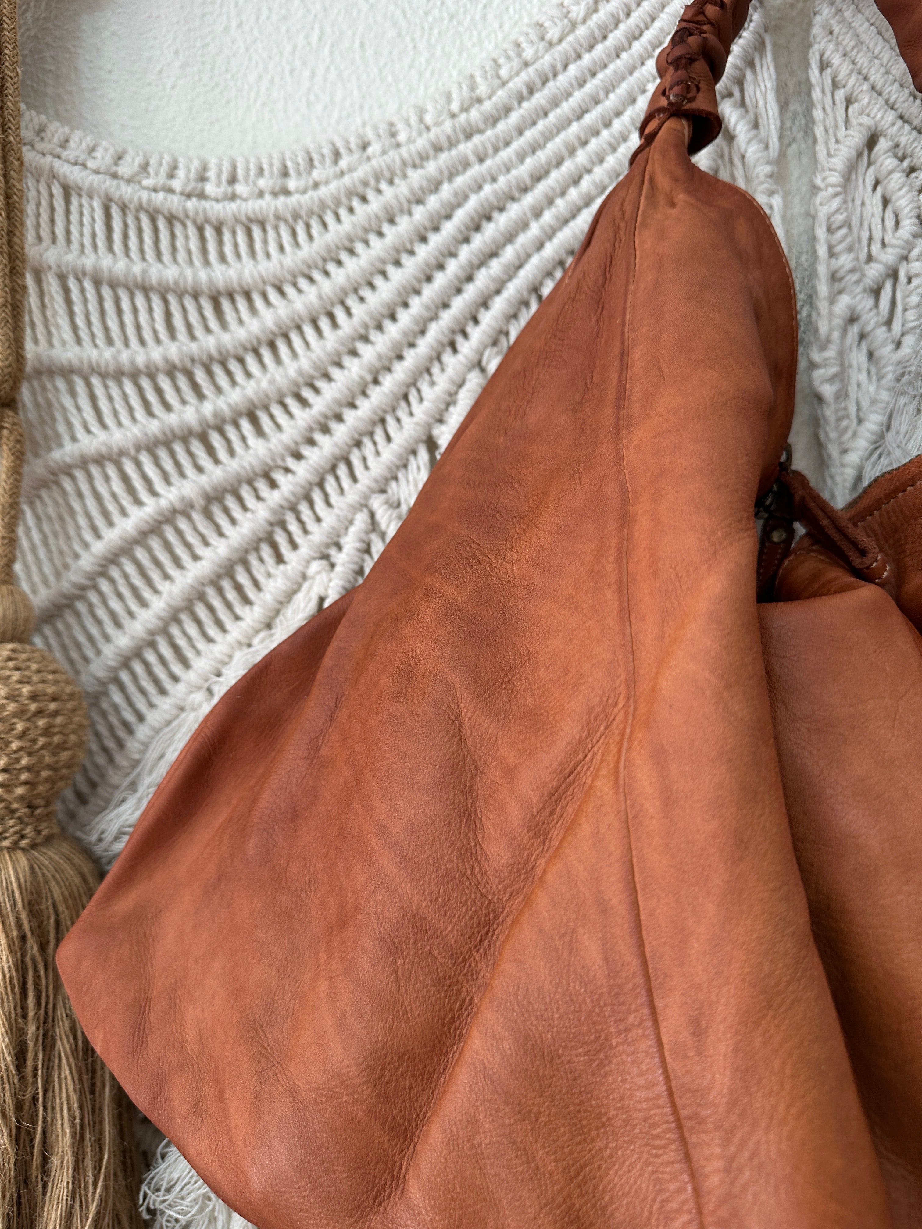 Mala em pele lavada SOPHIA