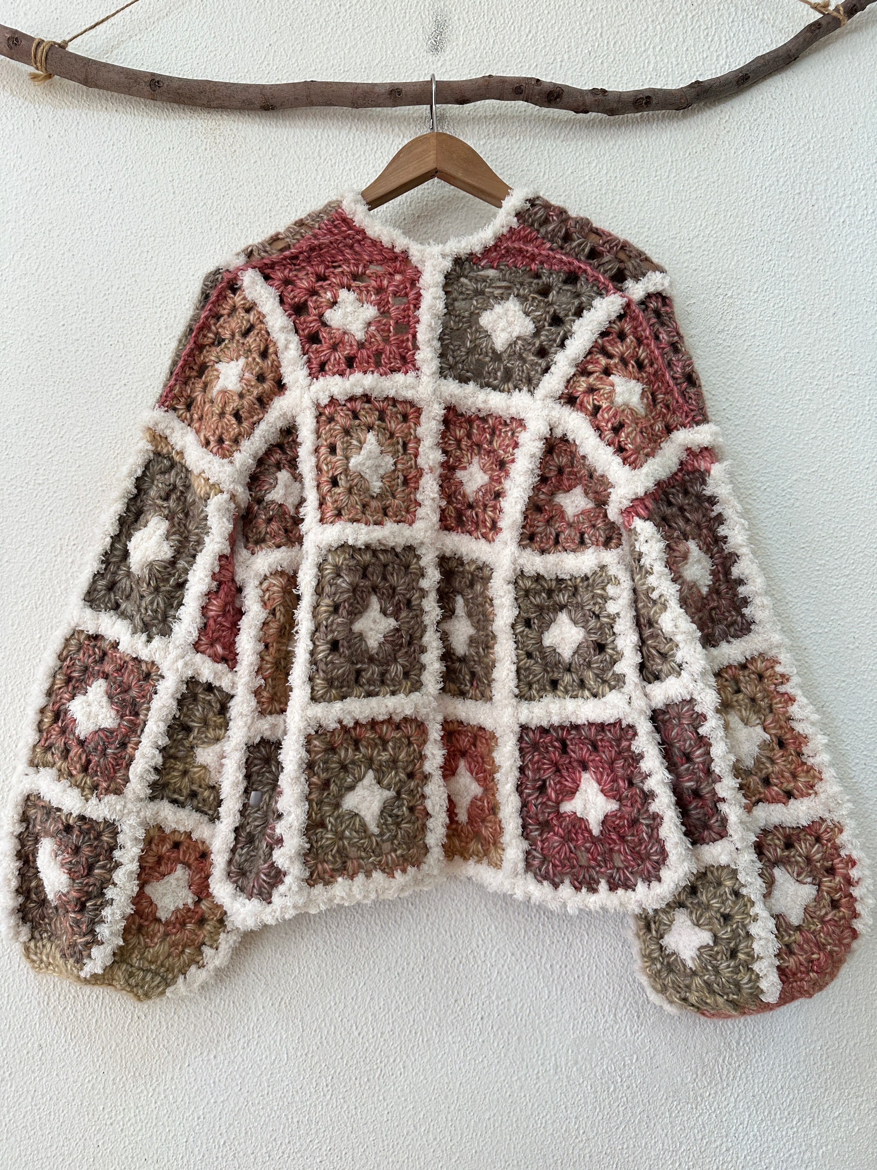 Casaco de malha feito à mão WANDA