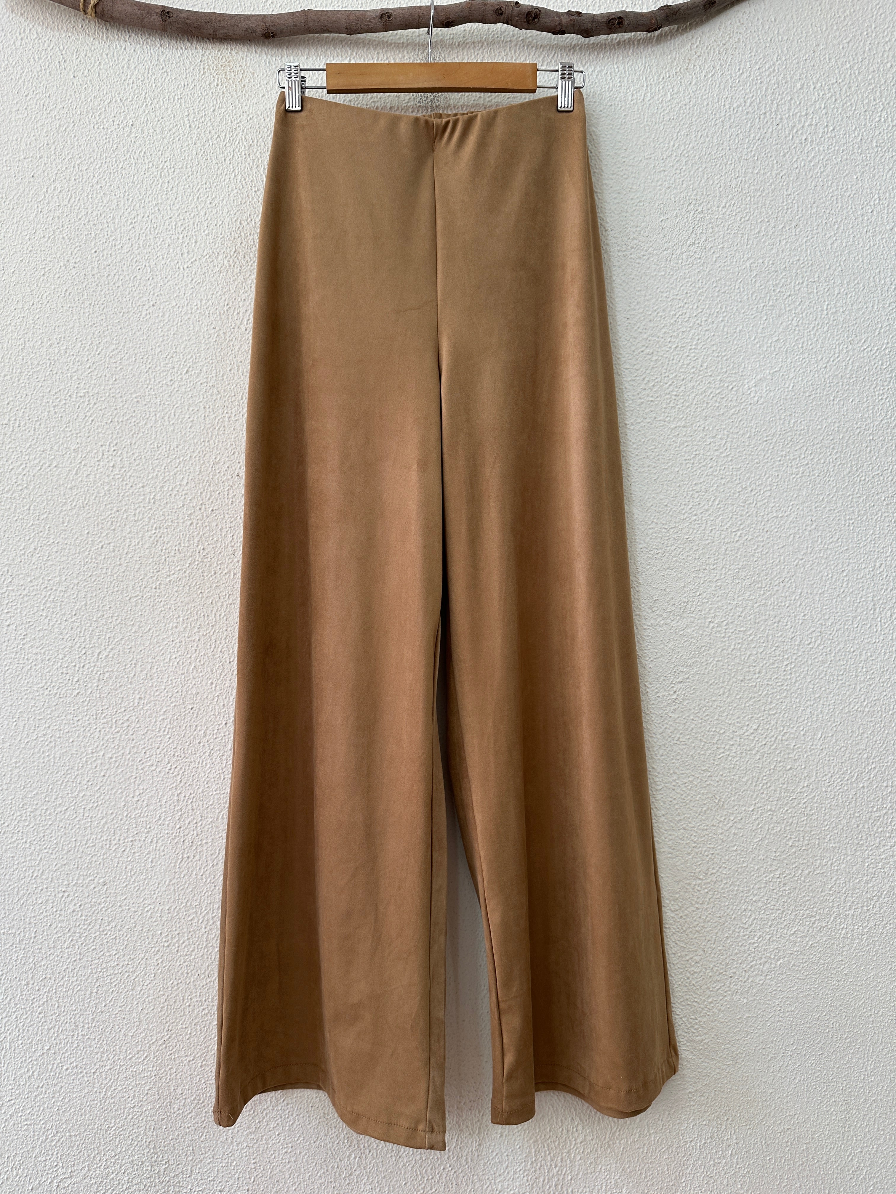 Pantalonas em suede COYOTE