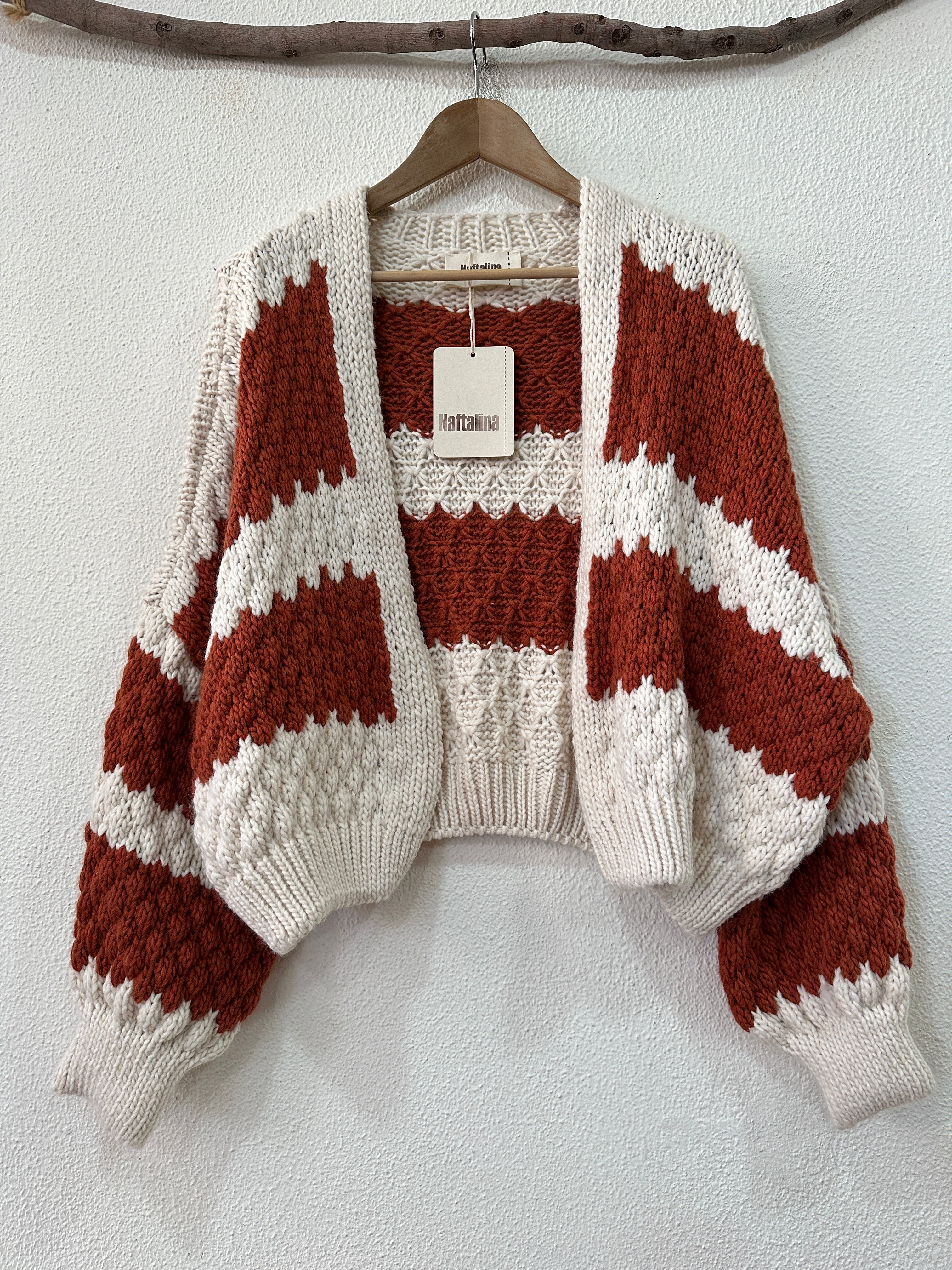 Casaco de malha oversize PAPRIKA