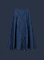 Chargez l&#39;image dans la visionneuse de la galerie,Saia comprida denim LAYLA
