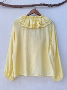 Blusa c/folhos AMÉLIE