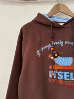 Load image in the gallery viewer,Camisola c/carapuço bordada SKATEBOARD
