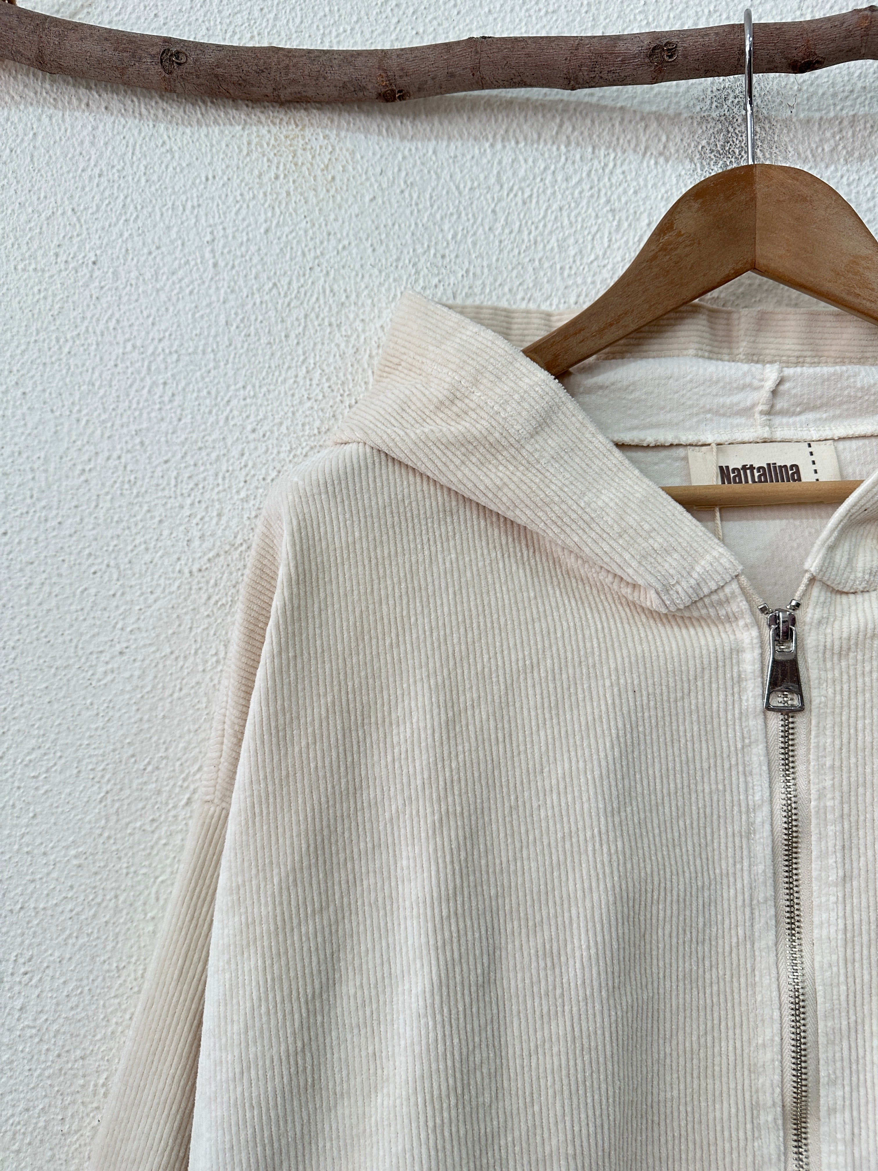 Bomber em bombazina c/carapuço JASMINE