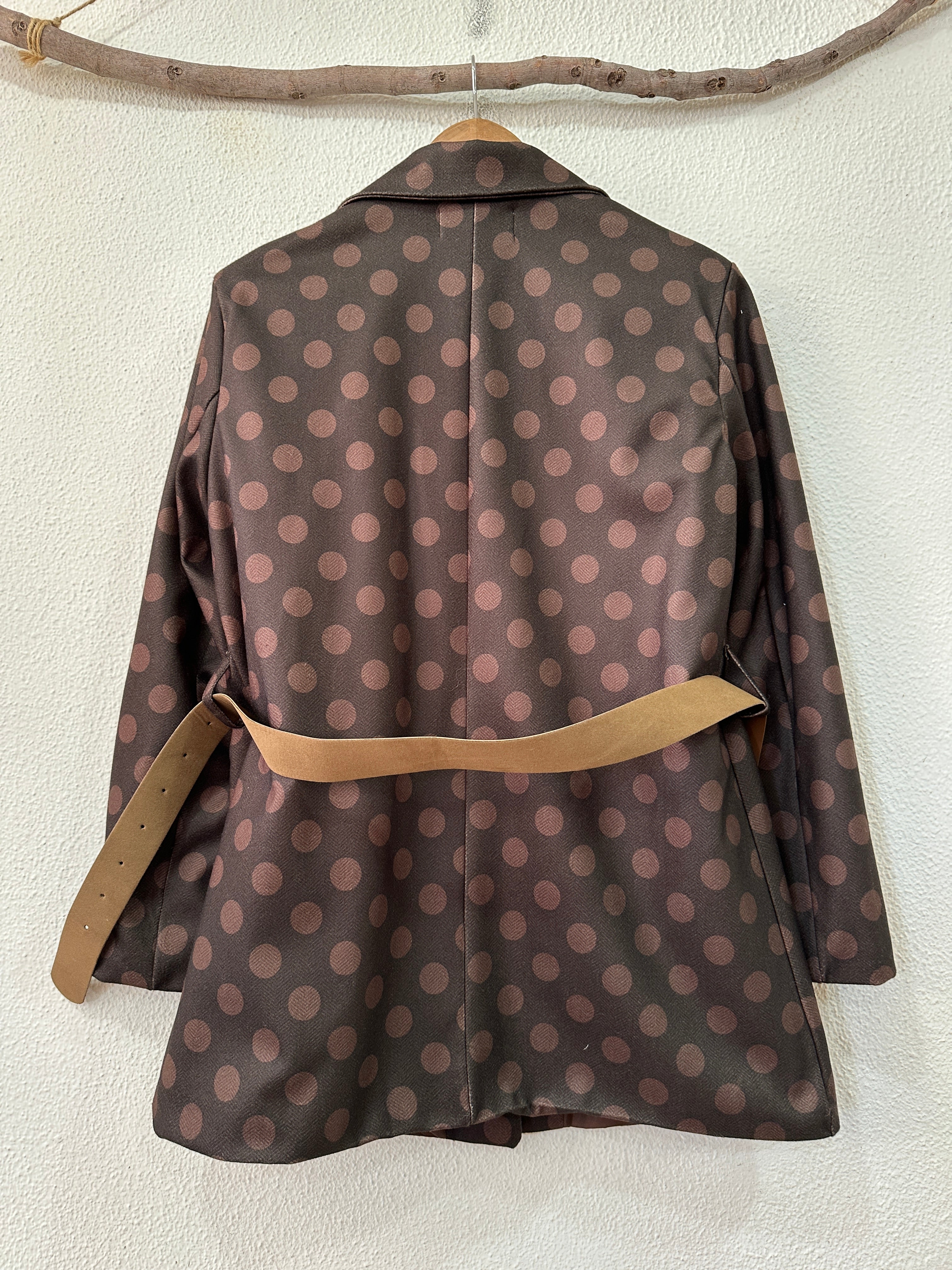 Blazer forrado c/cinto DAPPLE