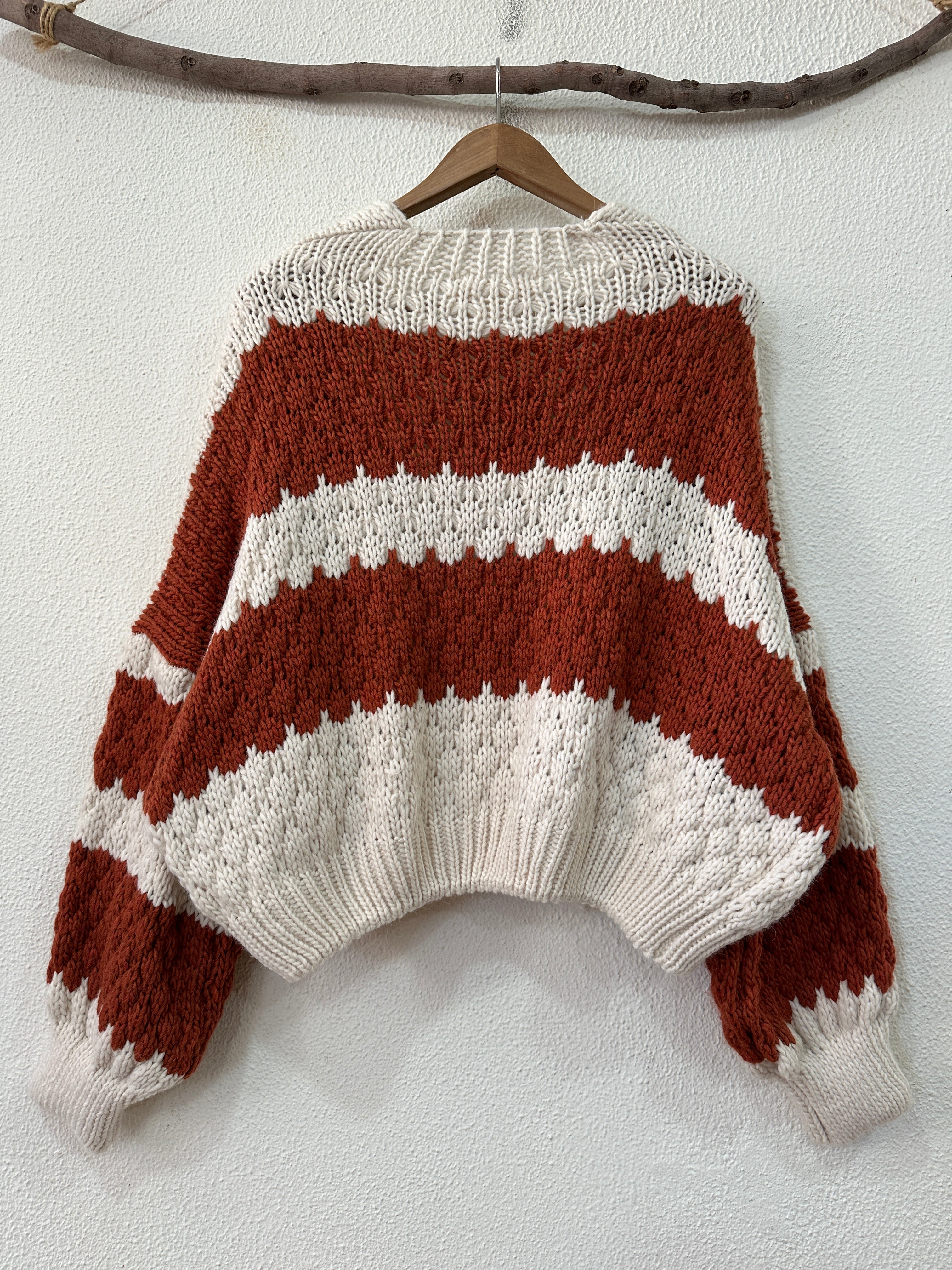 Casaco de malha oversize PAPRIKA