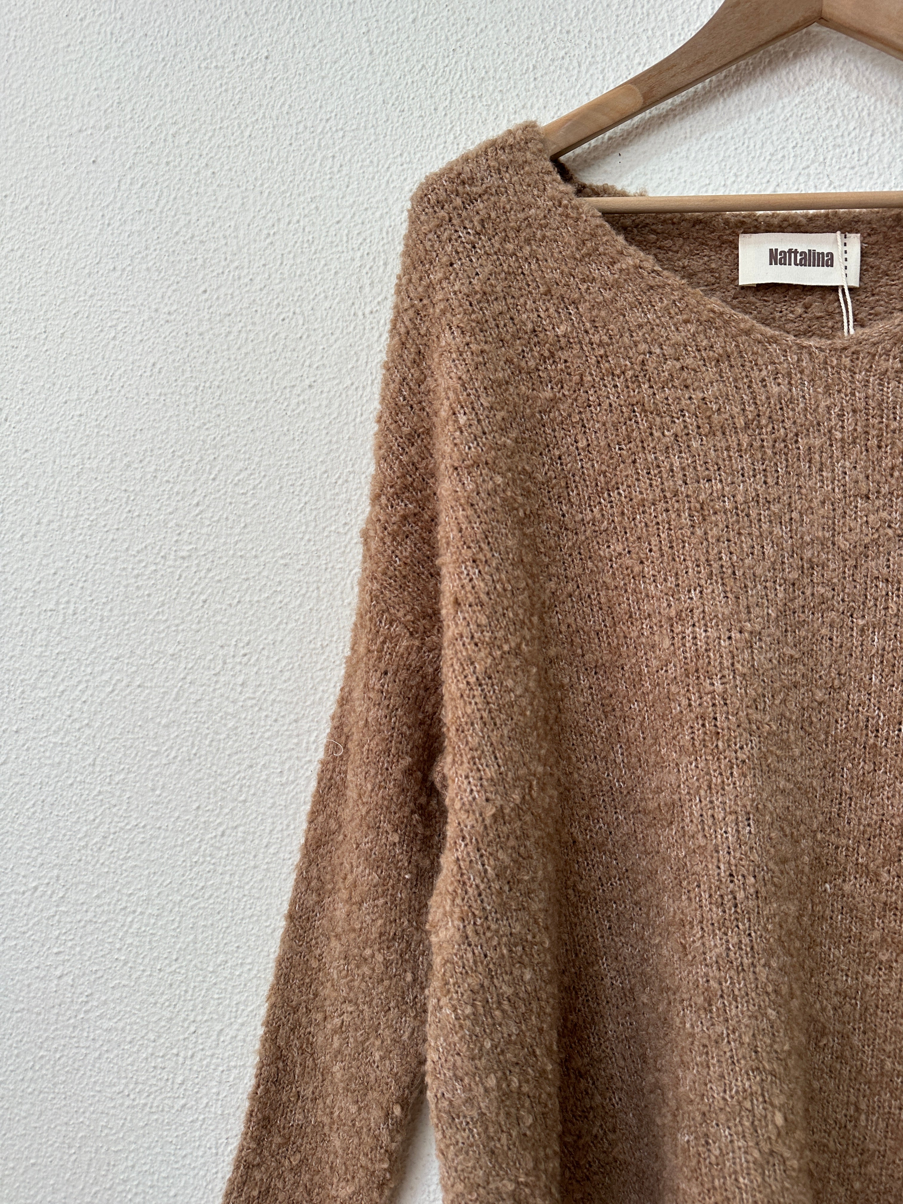 Camisola de malha assimétrica comprida YOLANDA