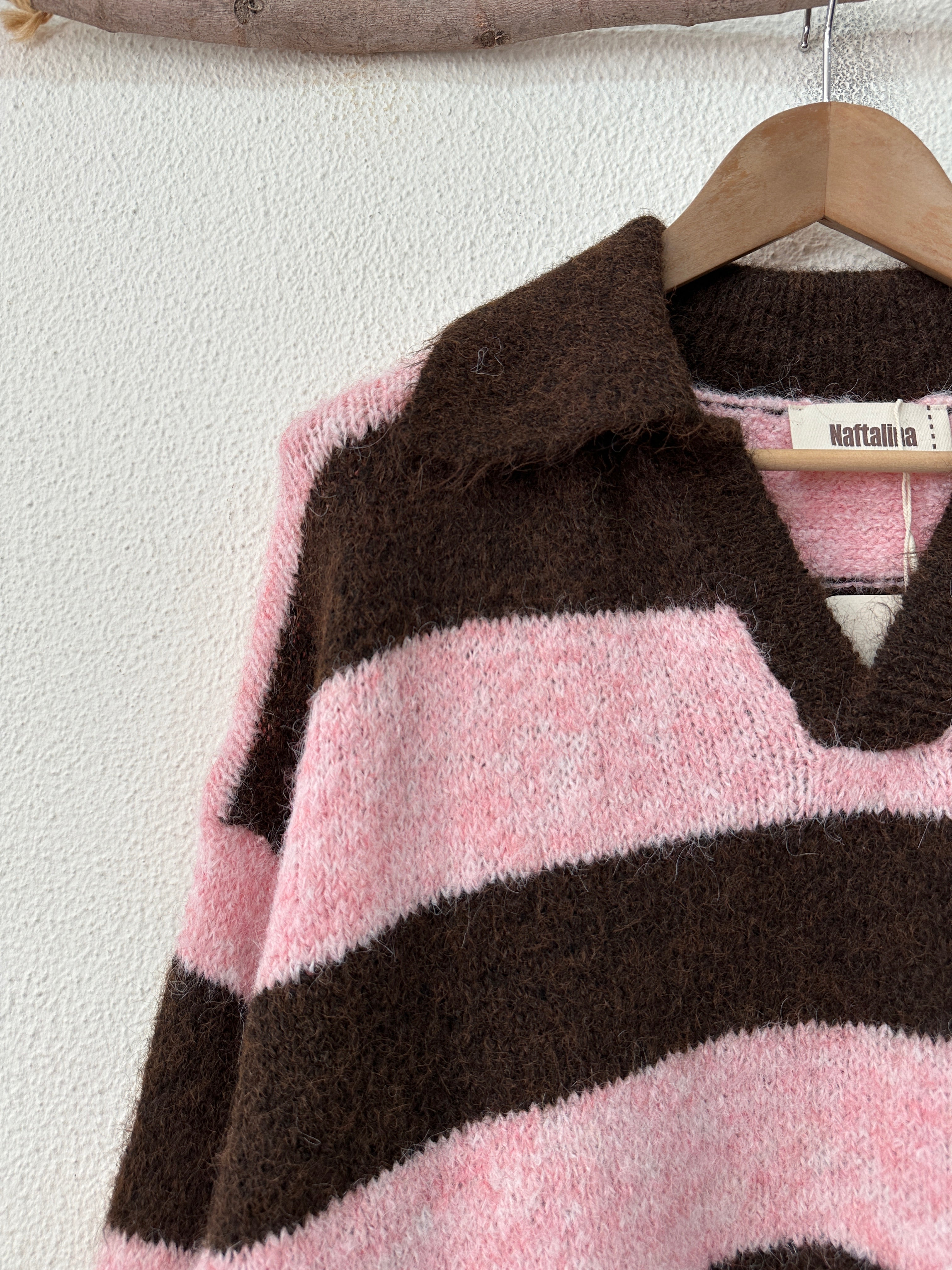 Camisola de malha tipo polo CASSIDY