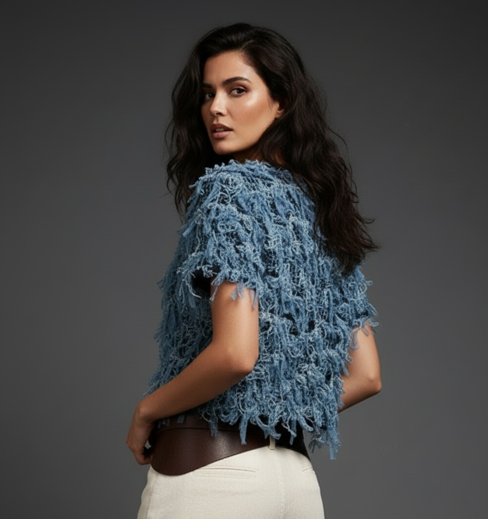 Camisola de manga curta forrada TIMBAL