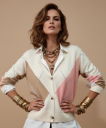 Load image in the gallery viewer,Casaco de malha c/ decote em V PRINCESS
